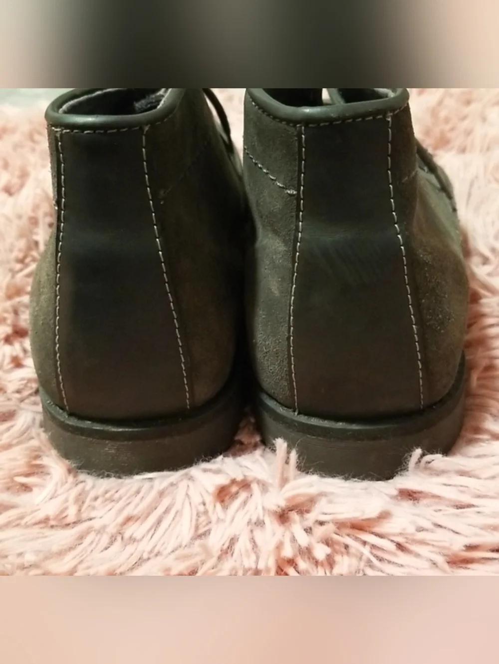 Mark Nason Skechers Suede Chukka Boots in Dark Gray Color Memory Foam Lux